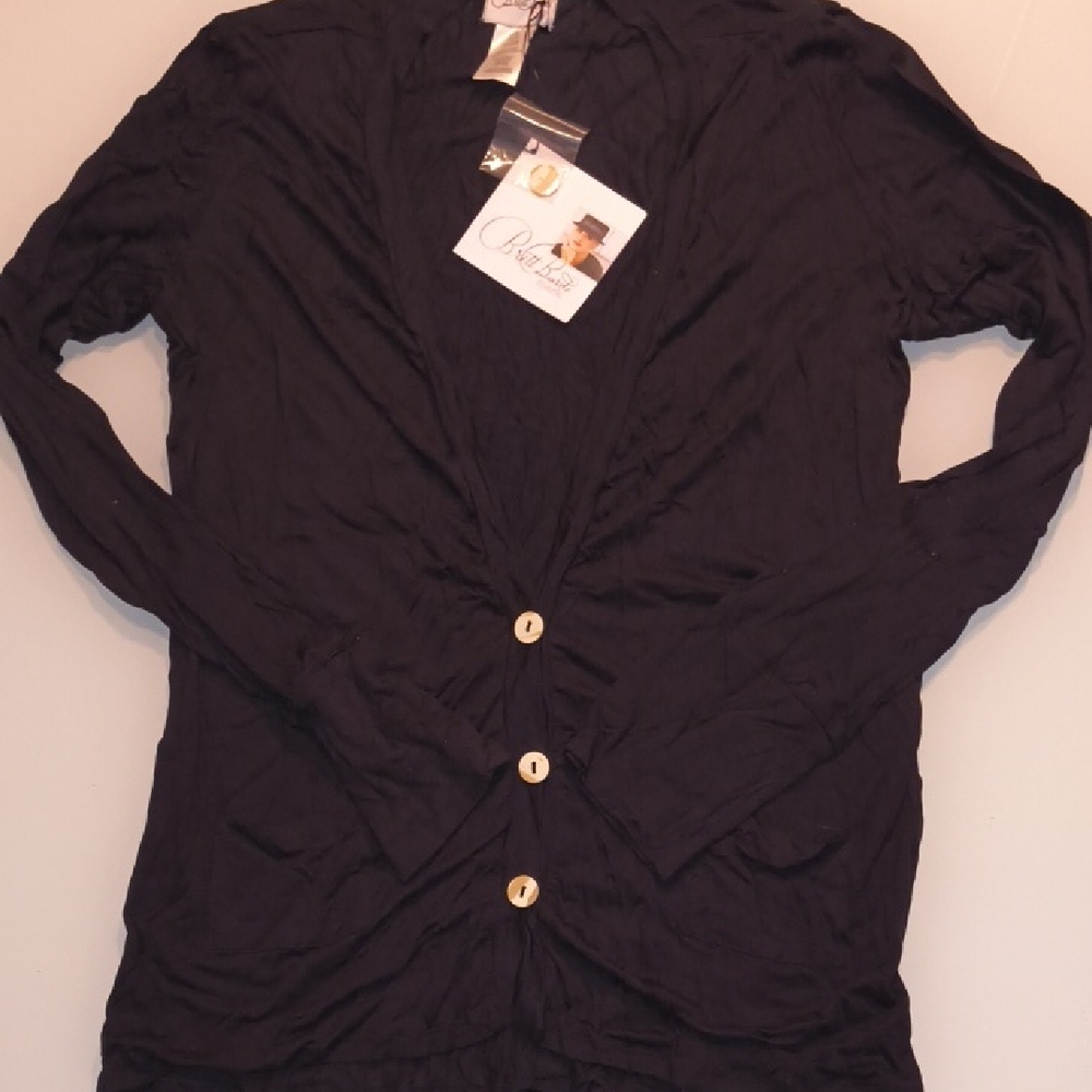 mark. Black Button Down Shirt